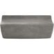 Ledger Ash Grey Wood Look Outdoor Bench